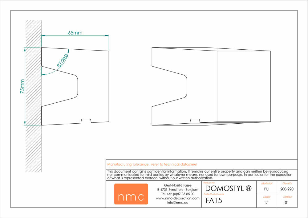 Fensterbank NMC FA15 Noel Marquet Fassade-x13-FA15.1M