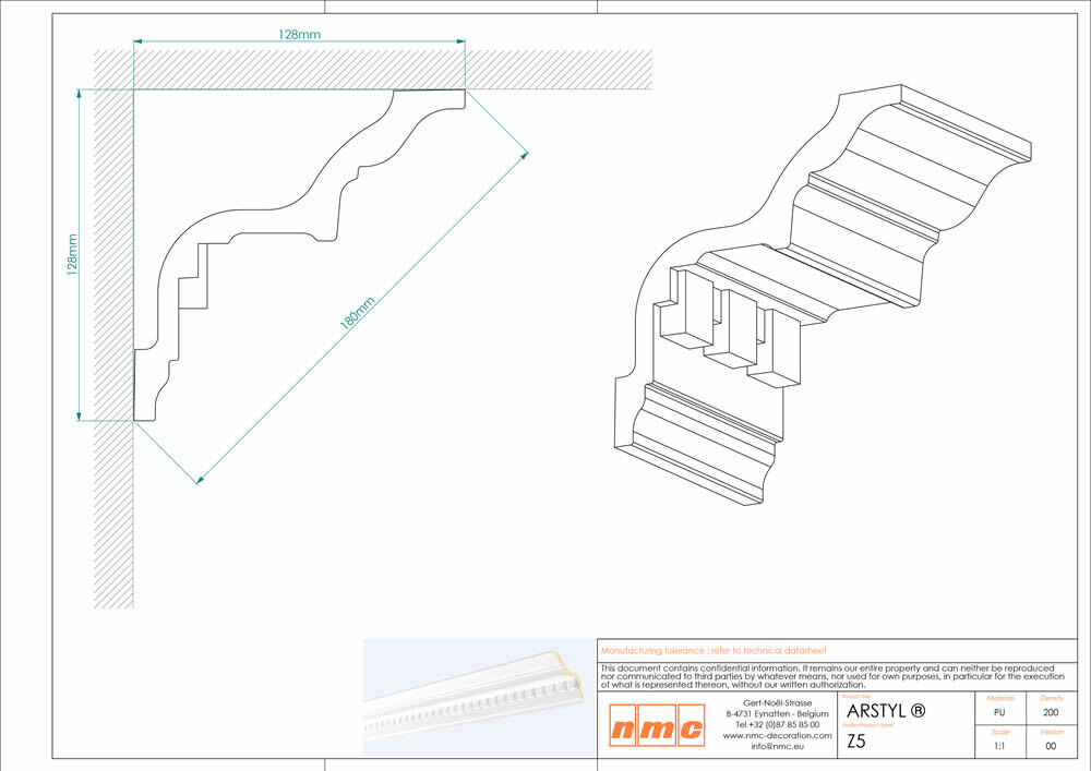 Deckenleiste NMC Z5 Noel Marquet Stuckleiste-x13-Z5.1M