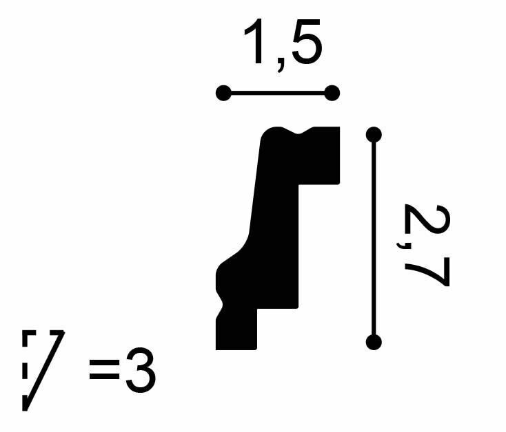 45er Stuckleisten Box CB530 Deckenleiste Orac Decor Stuckleiste-CB530-VE