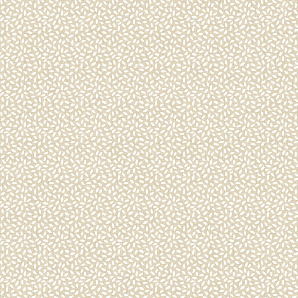 kleine Formen Blätter Tapete beige und weiß Mondobaby Rasch Textil 113026-23-113026.1M