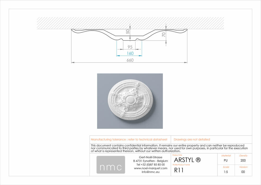 Rosette NMC R11 Noel Marquet Zierelement-x13-R11