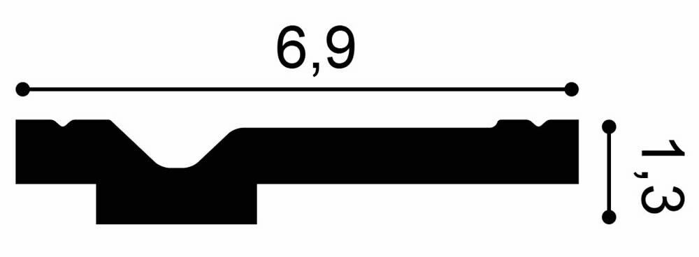 Deckenleiste CX161 Orac Decor Stuckleiste-CX161.1M