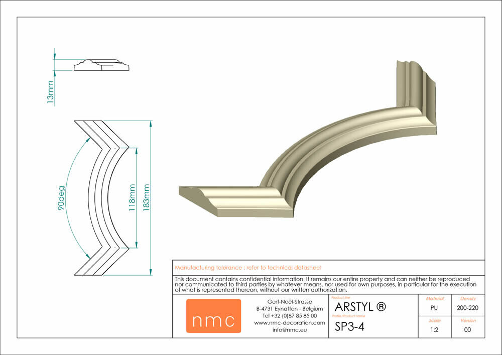 Bogen 4er Set NMC SP3-4 Noel Marquet Feinprofil-x13-SP3-4