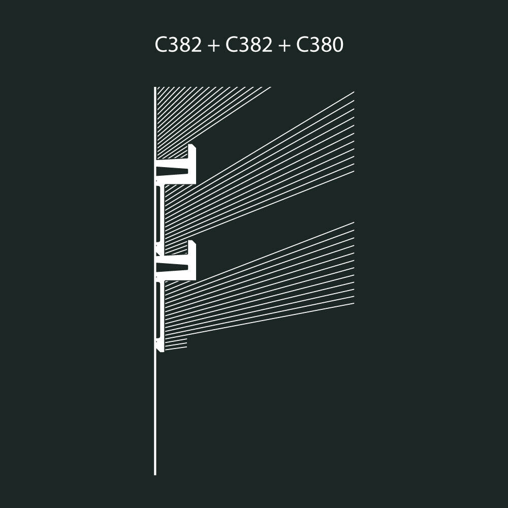 Deckenleiste C380 Orac Decor L3 Linear LED Lightning-C380.1M