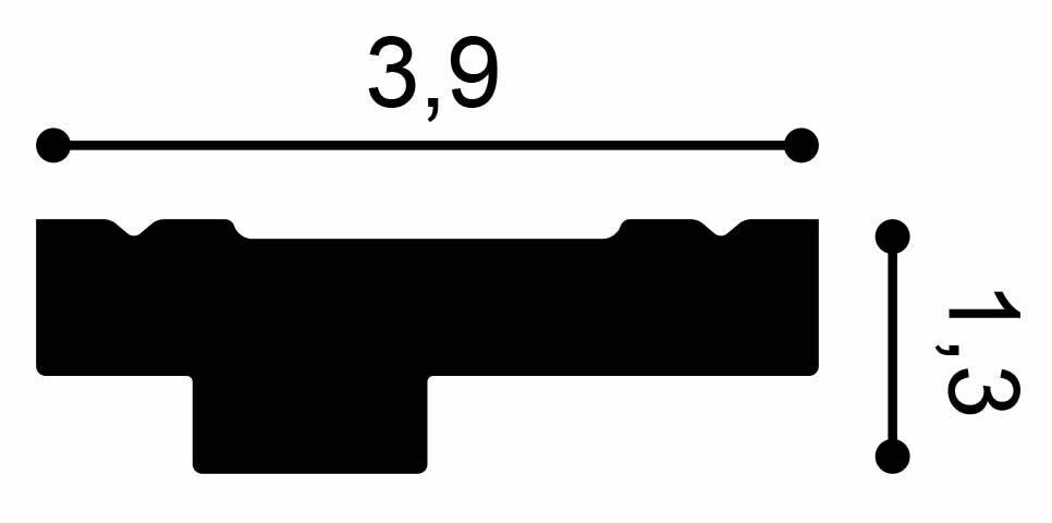 Deckenleiste CX160 Orac Decor Stuckleiste-CX160.1M