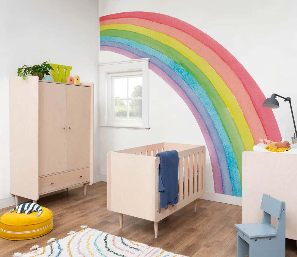 Nautr Motive großer Regenbogen Wandbilder gelb Bambino XIX Rasch 253252-7-253252