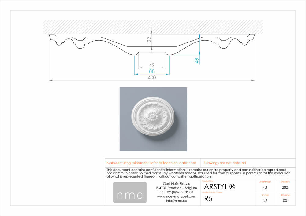 Rosette NMC R5 Noel Marquet Zierelement-x13-R5