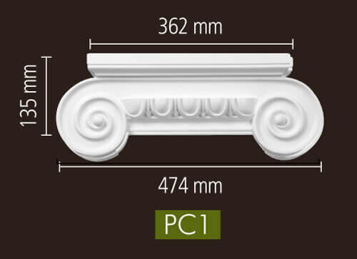 Pilaster Kapitell NMC PC1 Noel Marquet-x13-PC1