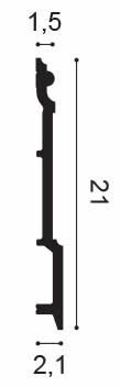 Fußleiste SX191 Orac Decor High Rise-SX191.1M