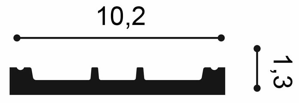 Fußleiste modern kantig Kabel abdecken SX163 SQAURE Orac Decor-SX163.1M