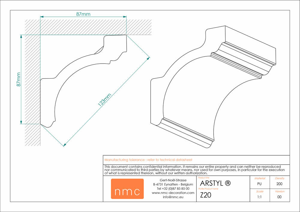 Deckenleiste NMC Z20 Noel Marquet Lichtleiste-x13-Z20.1M