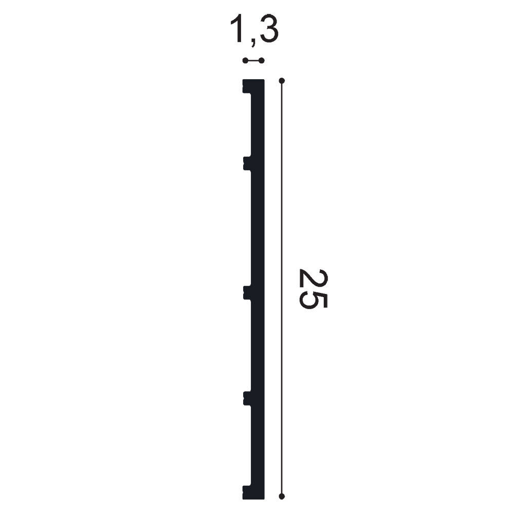 Fußleiste hohe schlichte Sockelleiste SX207 Orac Decor Stuckleiste-SX207.1M