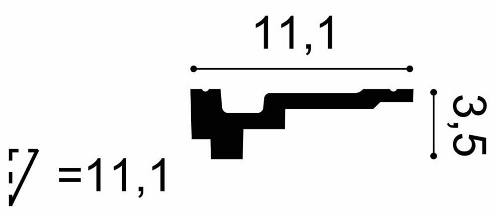 Deckenleiste C355 Orac Decor Stuckleiste-C355.1M