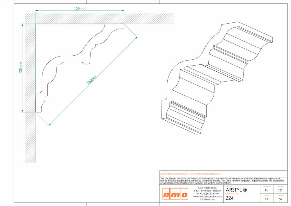 Deckenleiste NMC Z24 Noel Marquet Stuckleiste-x13-Z24.1M